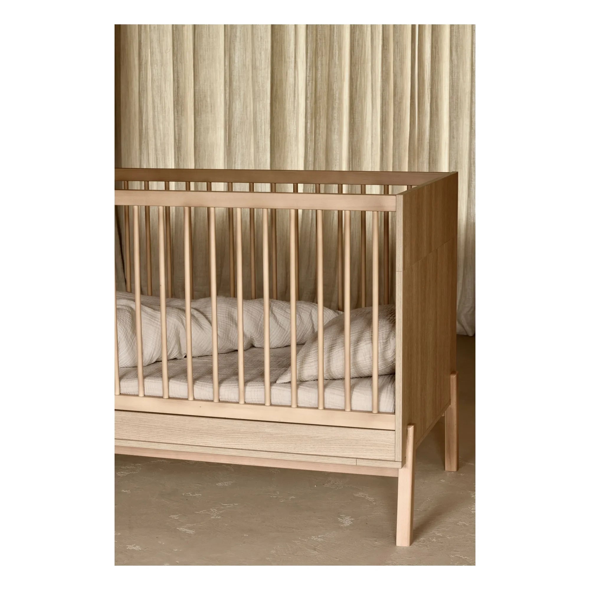 Quax - Ashi Babybett 70x140 cm | Honig