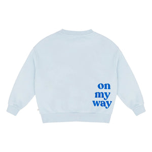 Jenest - Bo On My Way Sweatshirt aus Bio-Baumwolle | Hellblau