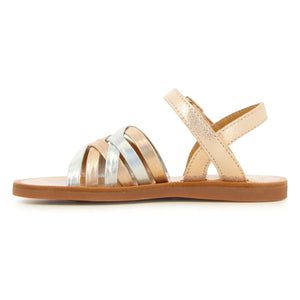 Pom d'Api - Plagette Lux Sandalen | Roségold