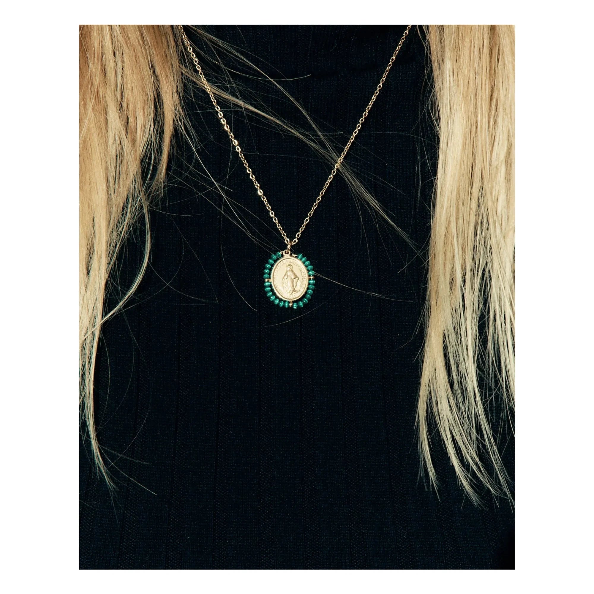 Palas - Santa Maria Précieuse kolye | Tiffany Blue