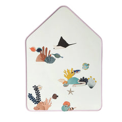 Ma Cabane à rêves - Little House Magnetisches Whiteboard | Lilas