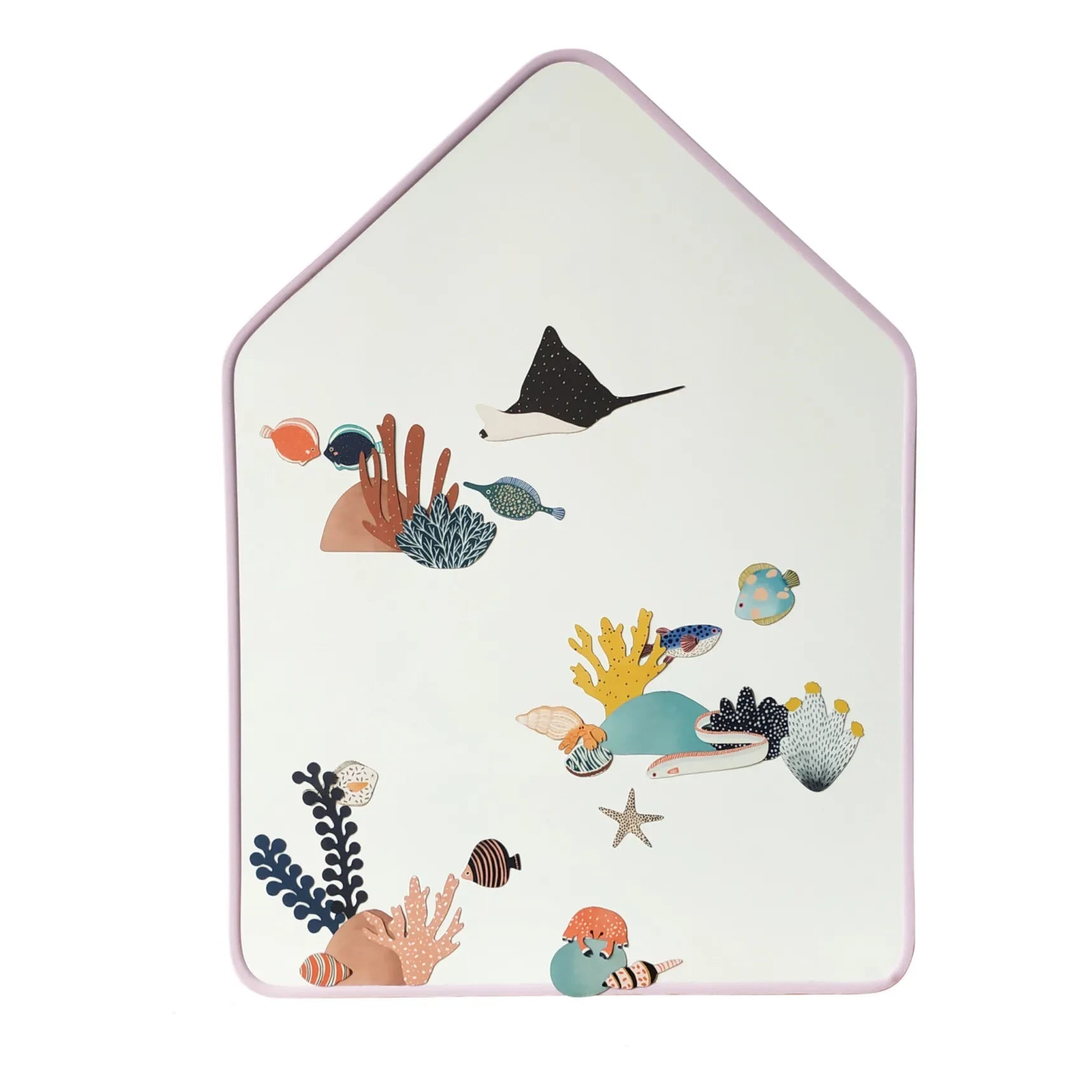 Ma Cabane à rêves - Little House Magnetisches Whiteboard | Lilas