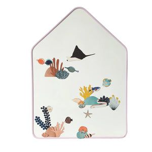 Ma Cabane à rêves - Little House Magnetisches Whiteboard | Lilas