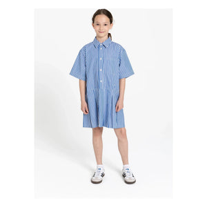 Finger in the nose - Dakota Gestreiftes Kleid | Blau