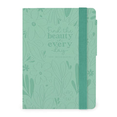 Legami - Gebundenes Notizbuch mit monochromem Softcover - Botanischer Garten - Mein Notizbuch