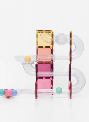 Connetix - Pastell 114 Teile Balllauf-Set