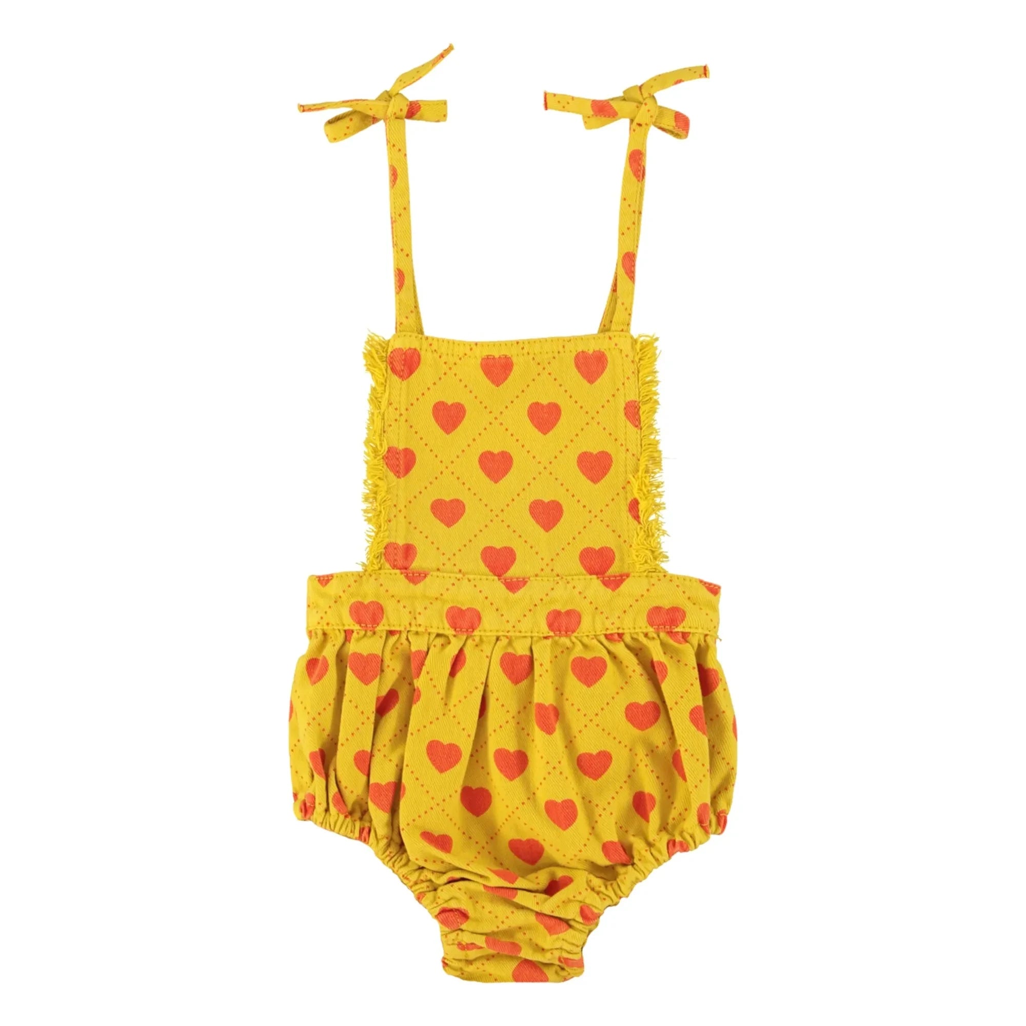 Piupiuchick - Knotenherzen Gabardine Overall | Senf