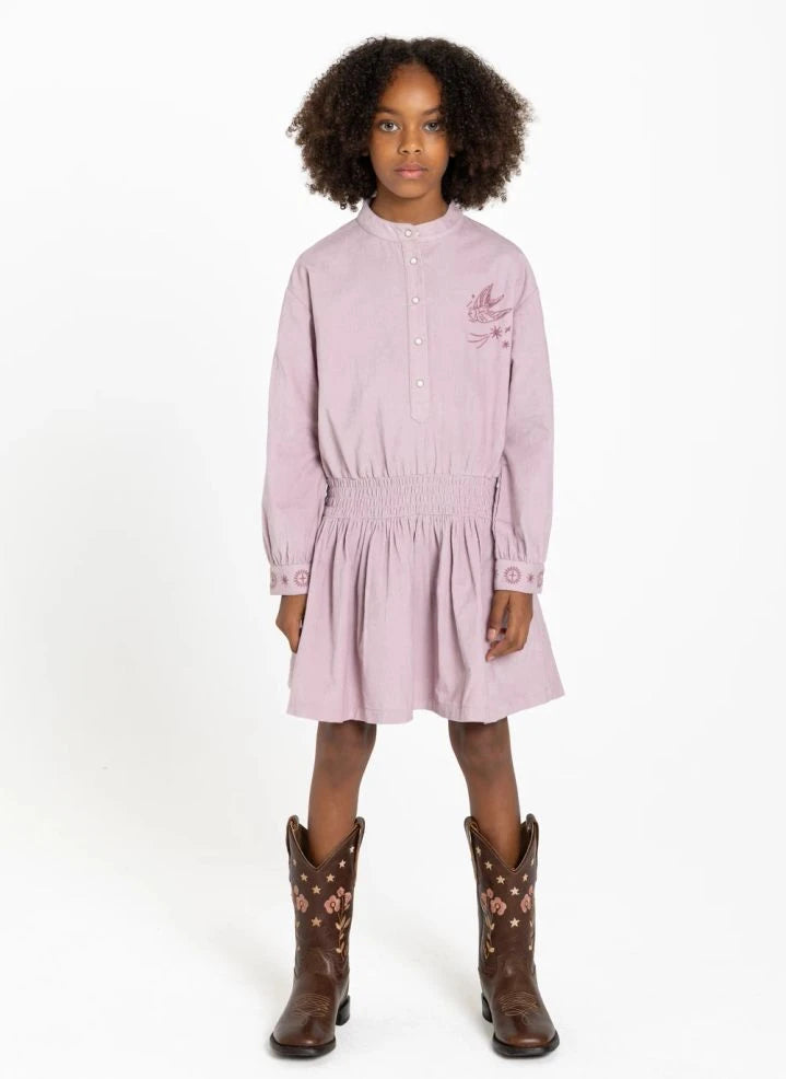 Hundred Pieces - Enoha Stars Kleid | Pudra rosa