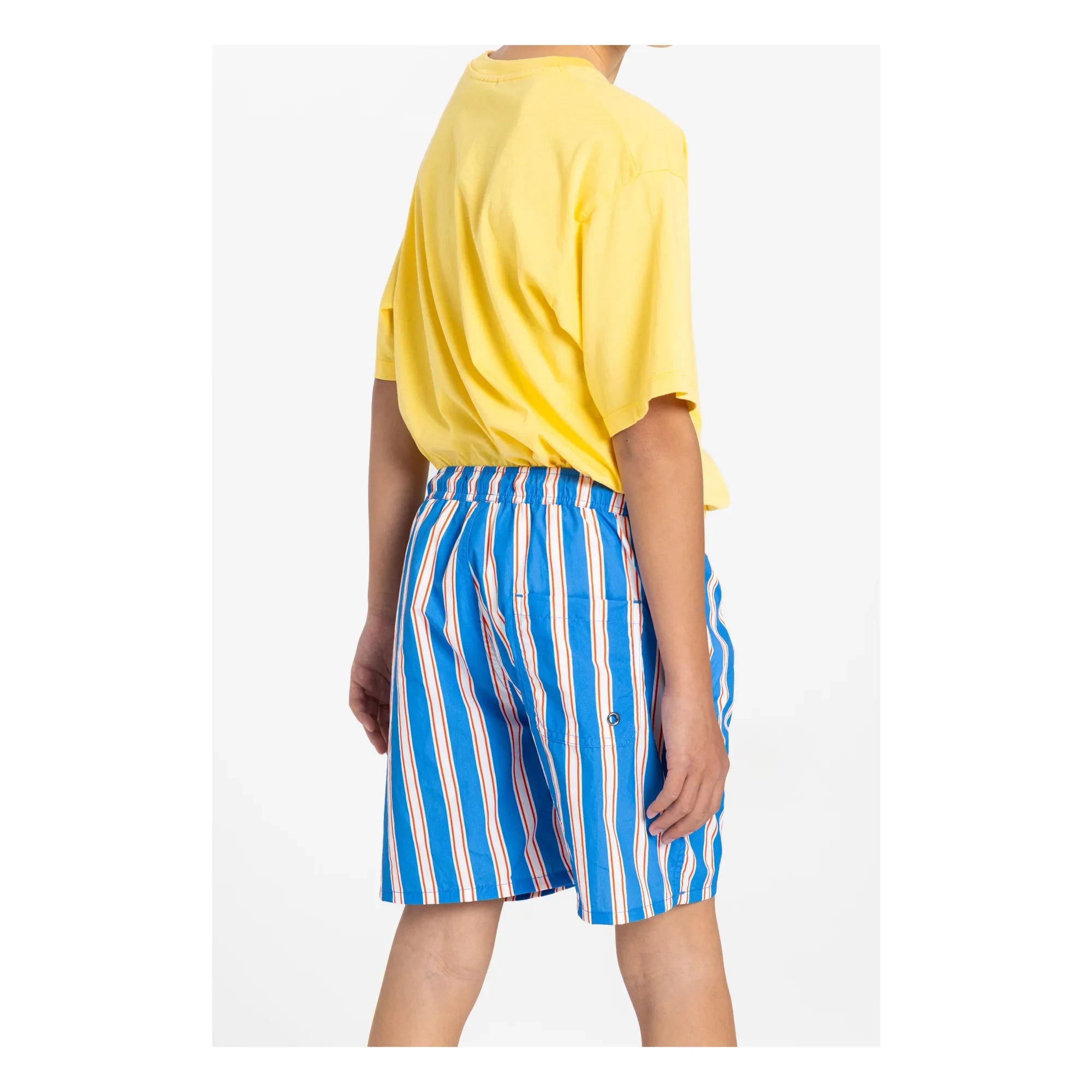 Smallable Kid - Archie Gestreifte Badehose | Elektroblau