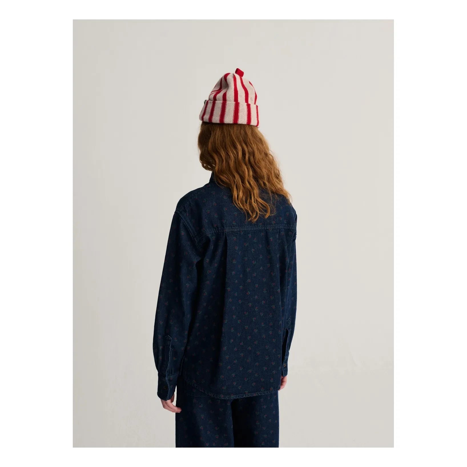 Bobo Choses – Swamp Whirl Bio-Baumwollhemd | Marineblau