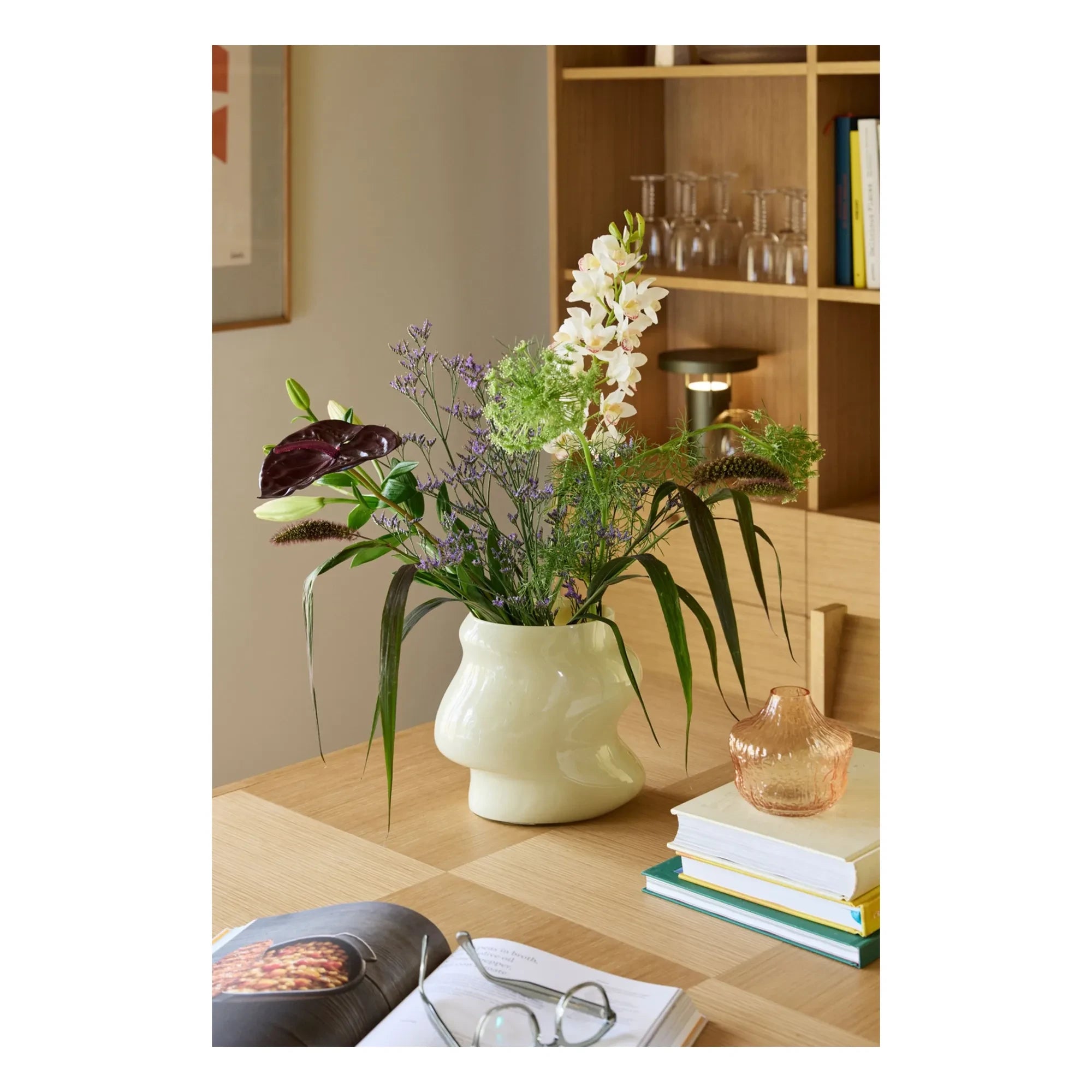 Hübsch - Lote Vase | Blassgelb