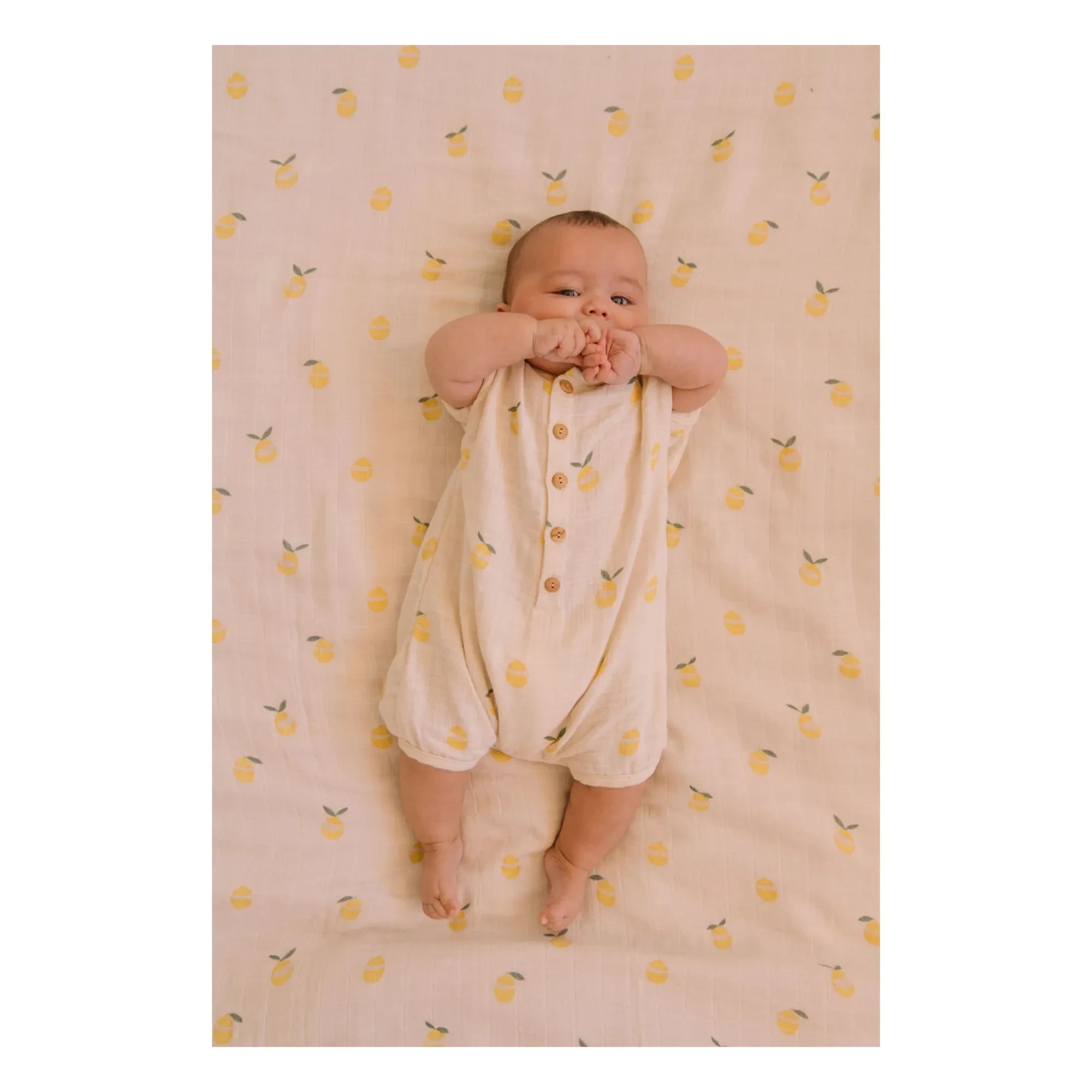 Studio Bohème - Jumpsuit Bebecito Lemons Bio-Baumwolle | Ecru