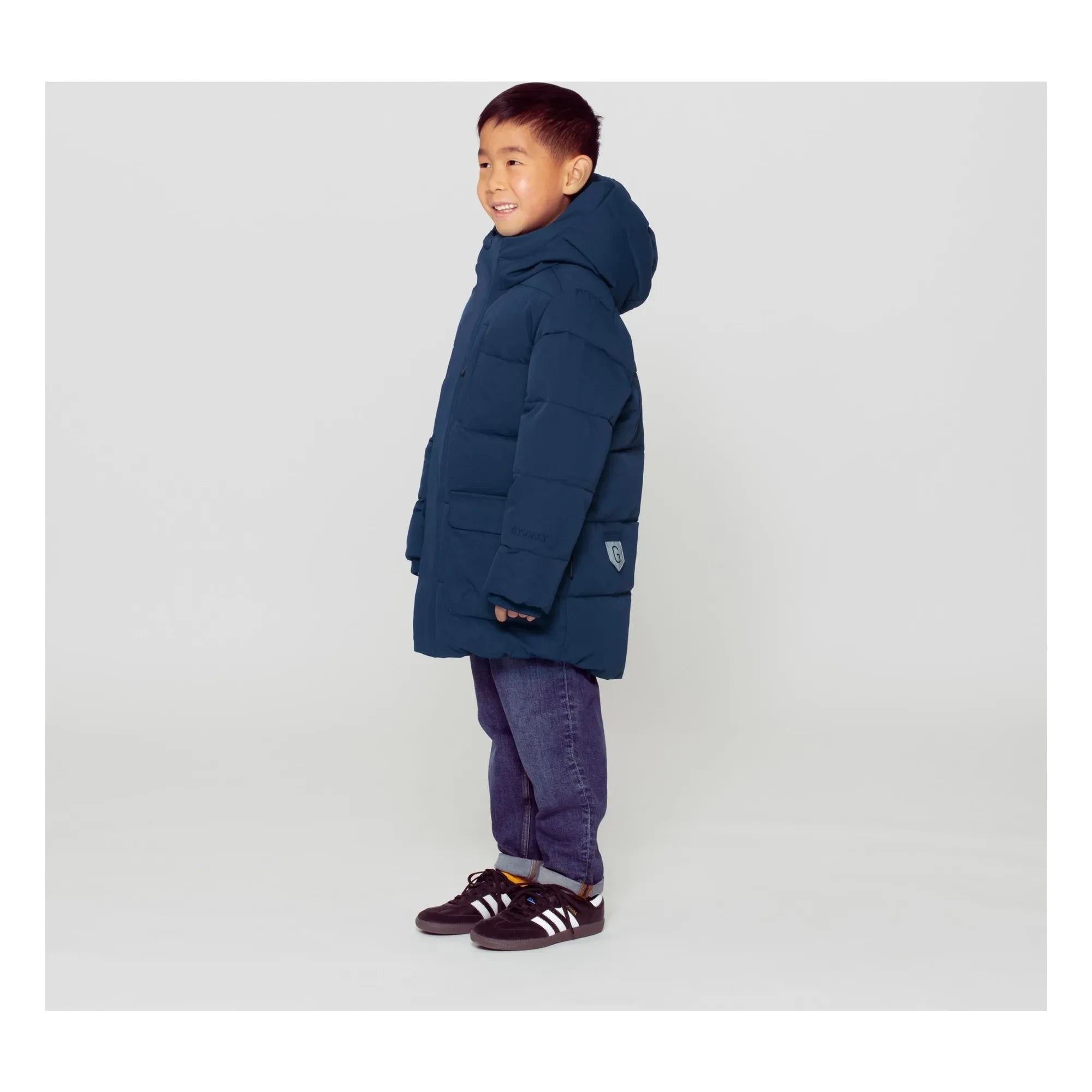 Gosoaky - Tiger Eye wasserdichte Jacke | Marineblau