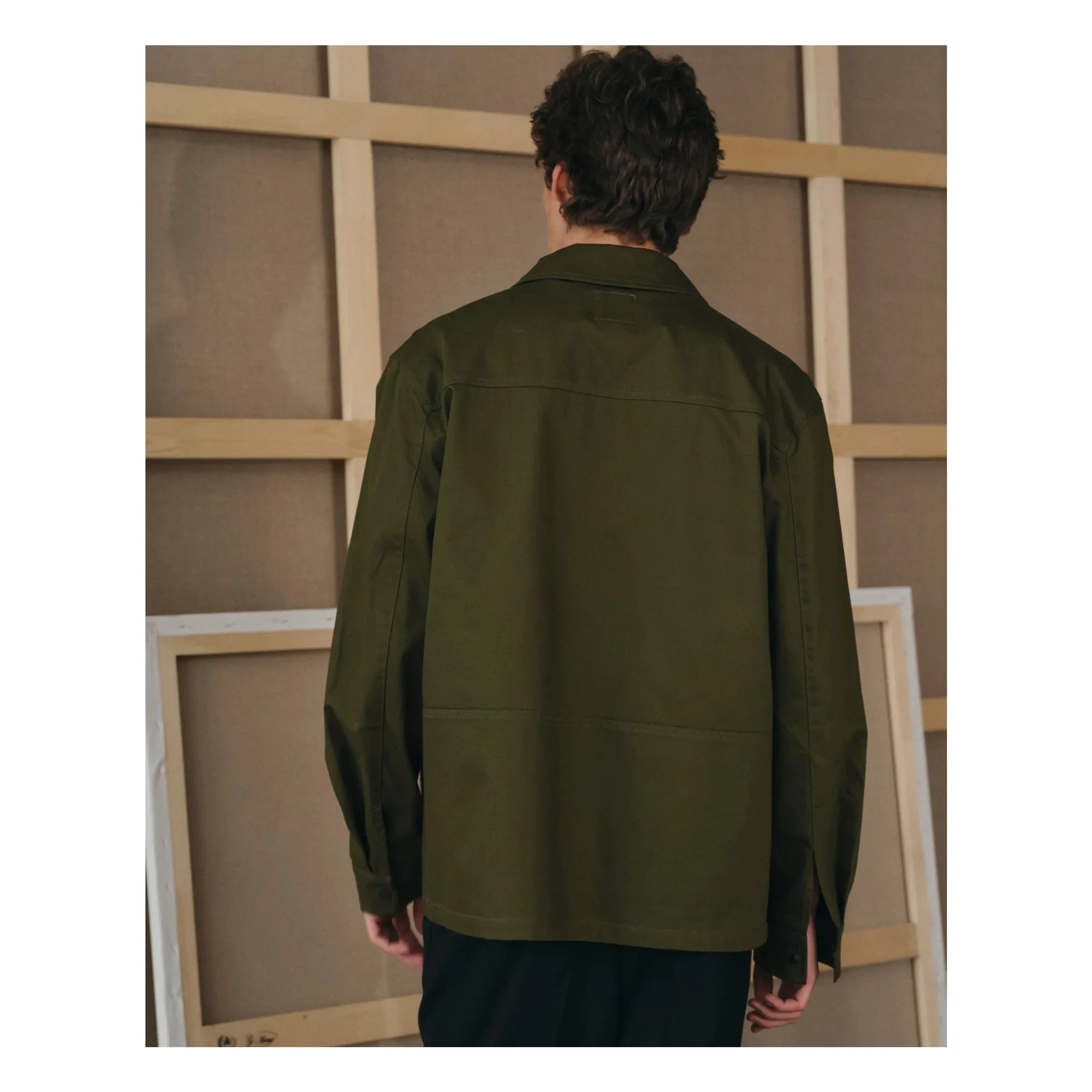 Noyoco - Vancouver Jacke aus Bio-Baumwolle | Waldgrün