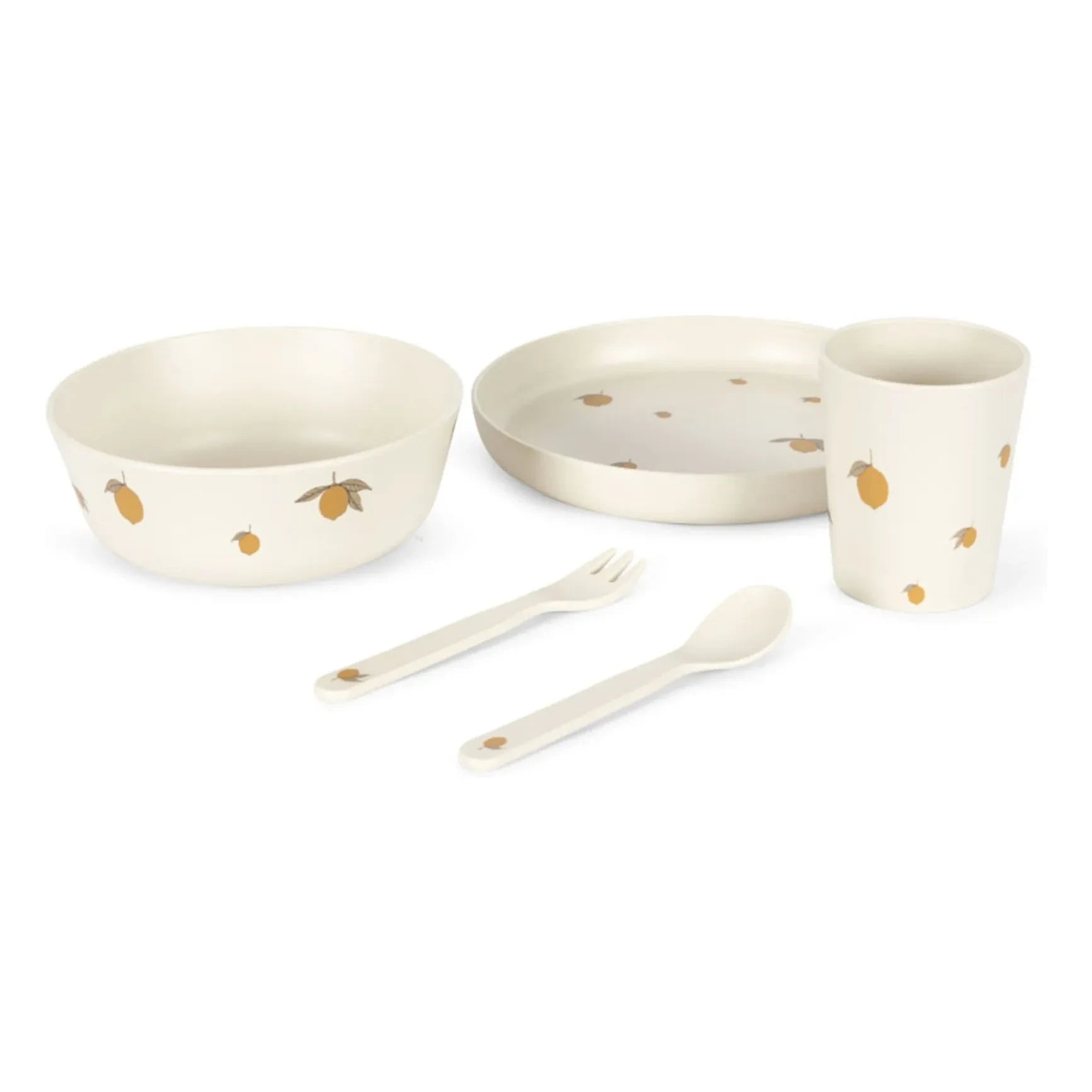 Konges Sløjd - Zitronen-Essgeschirr-Set | Beige