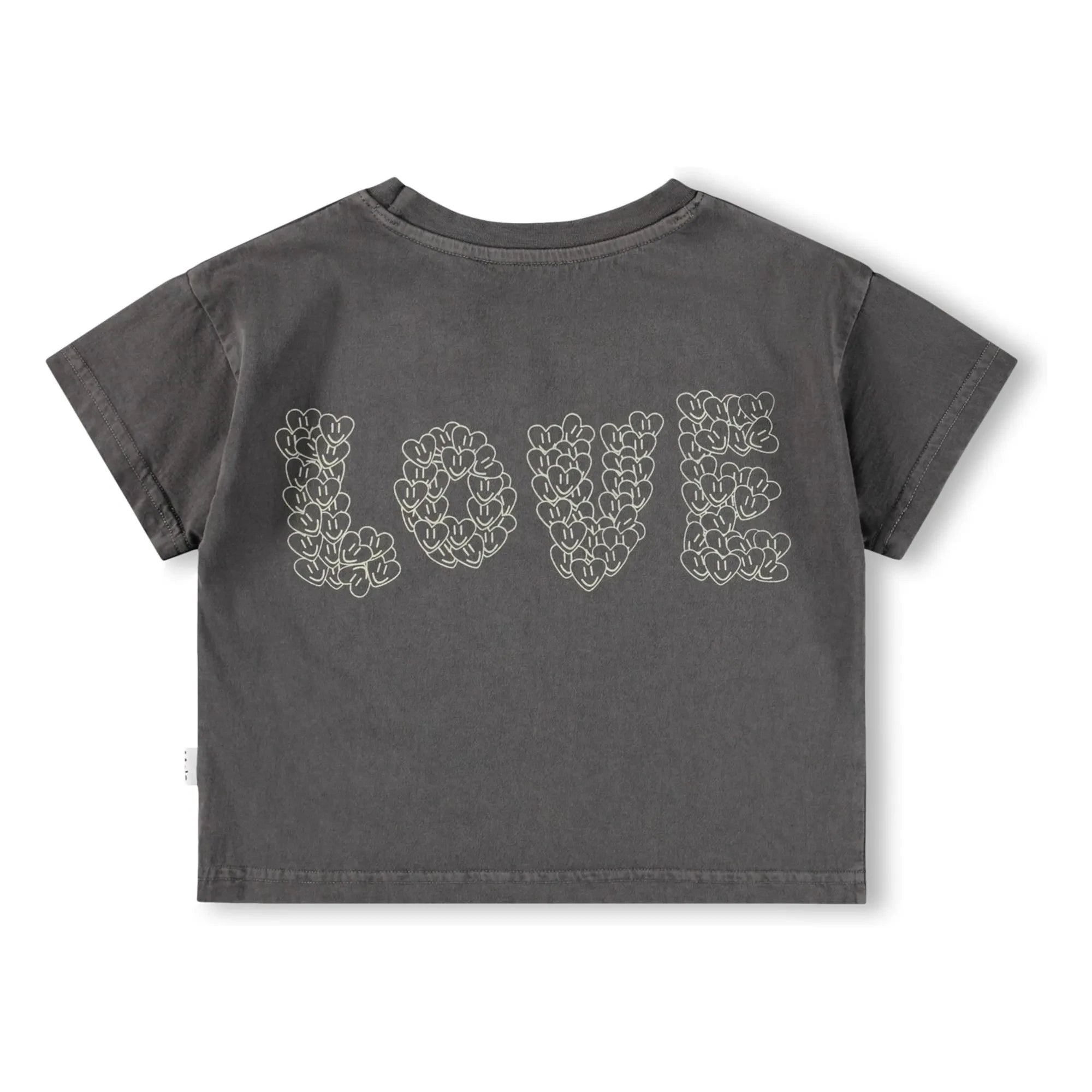 Molo – Runi Love T-Shirt aus Bio-Baumwolle | Dunkelgrau