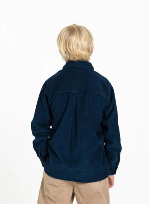 Finger in der Nase - Enara Denim Hemd | Dunkelblau