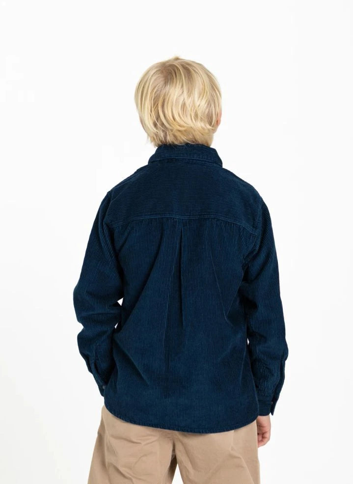 Finger in der Nase - Enara Denim Hemd | Dunkelblau