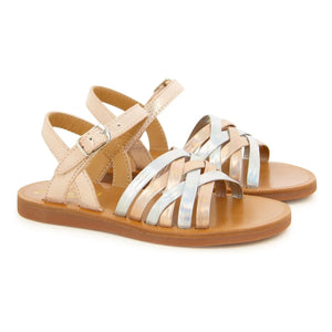 Pom d'Api - Plagette Lux Sandalen | Roségold