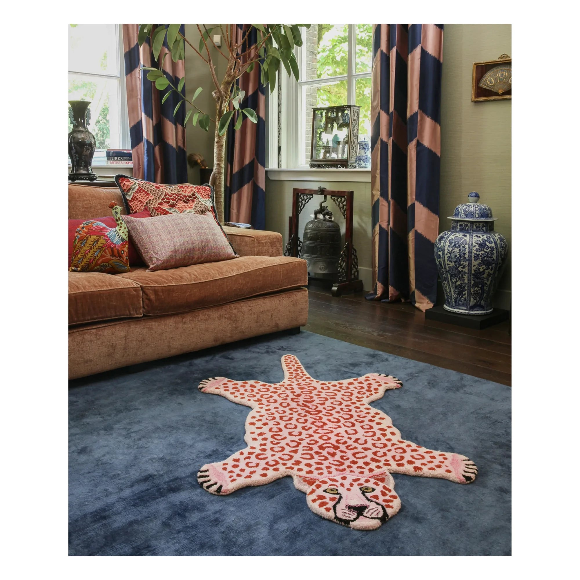 Doing Goods – Leoparden Teppich | Rosa