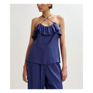 Essentiel Antwerp - Blaues Janielle Oberteil