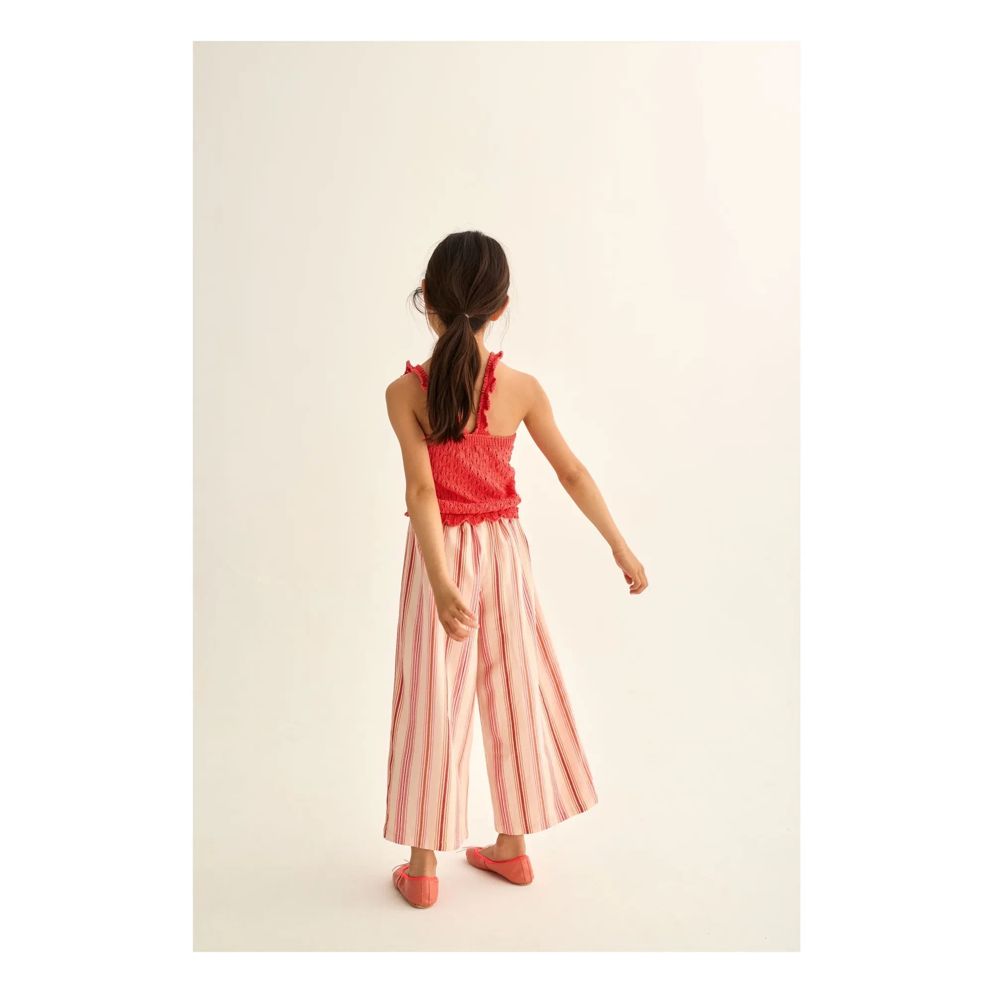 Cozmo - Lily Pointelle Trägertop Recycled fibers | Rot