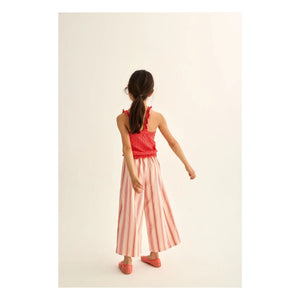 Cozmo - Lily Pointelle Trägertop Recycled fibers | Rot