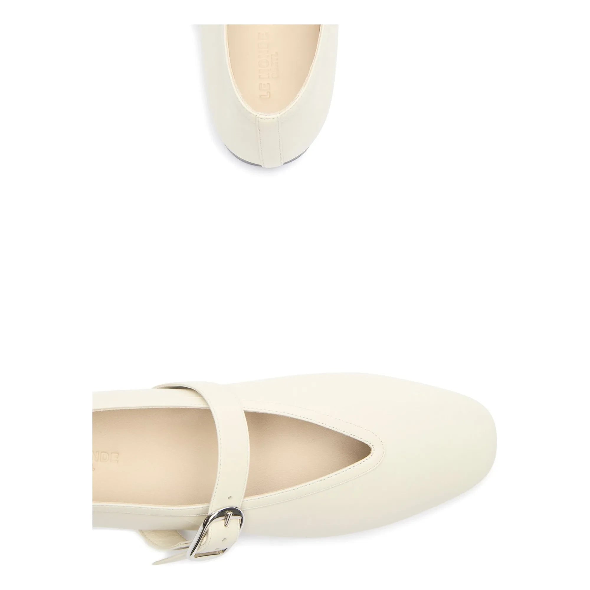 Le Monde Beryl – Ballerinas Stella Leder | Ecru