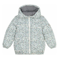 Petit Bateau - Steppjacke mit Blumenmuster | Ecru