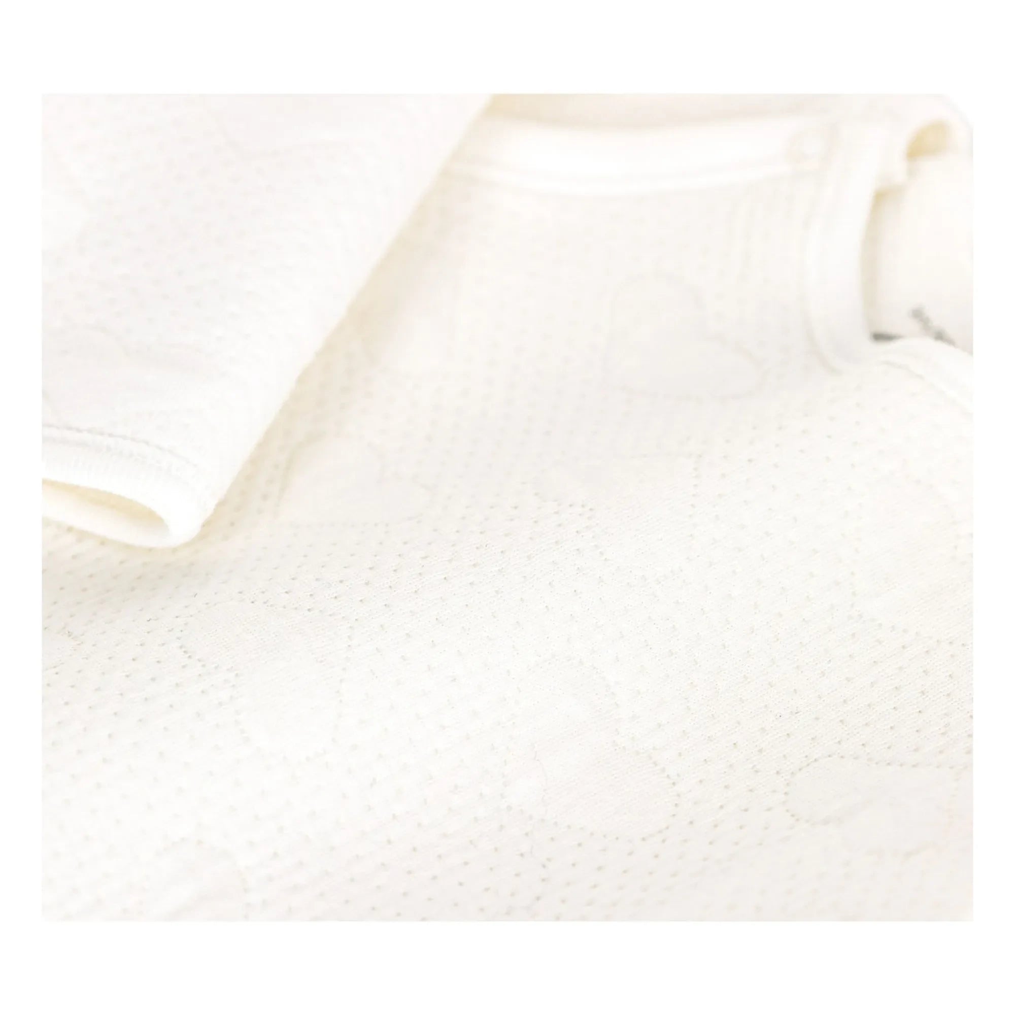 Petit Bateau – Schlafstrampler Tubique Bio-Baumwolle | Weiß