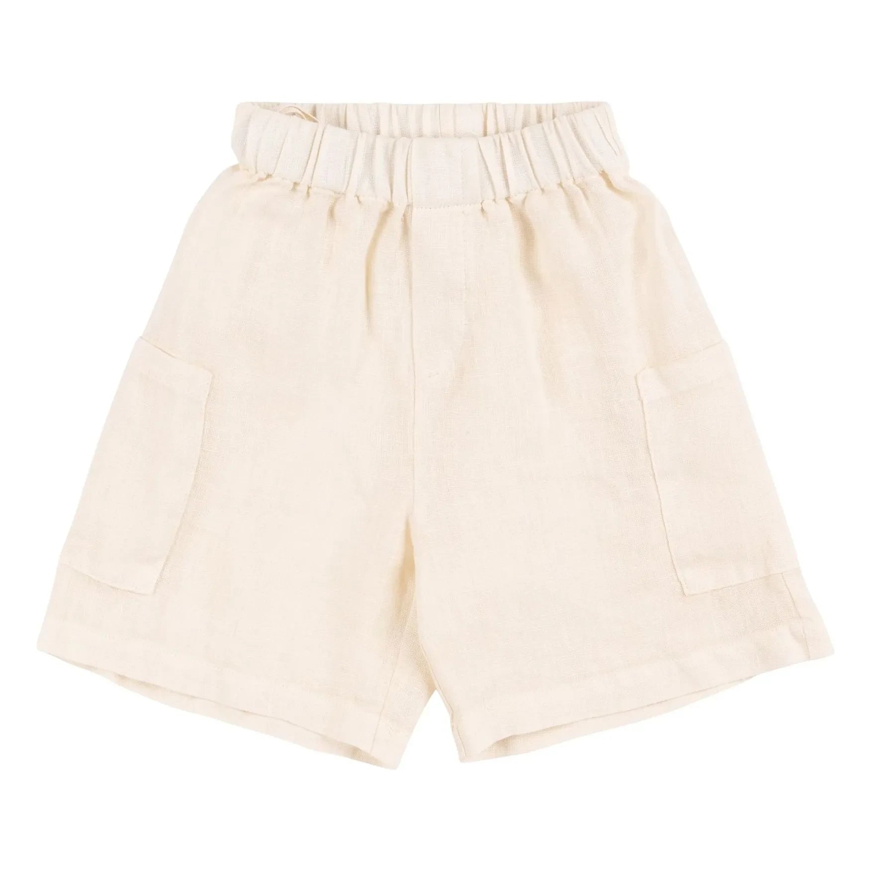 Babe & Tess - Alvise Leinen-Cargoshorts | Off-White
