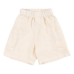 Babe & Tess - Alvise Leinen-Cargoshorts | Off-White