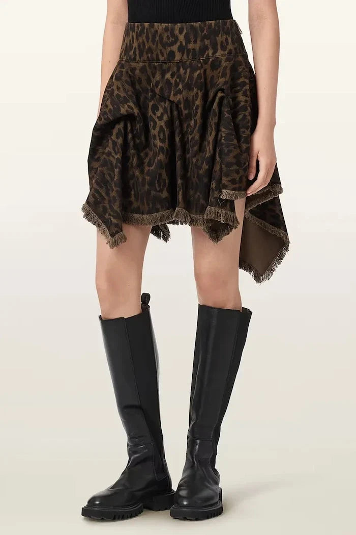 AllSaints CRISSY Asimetrik Etek