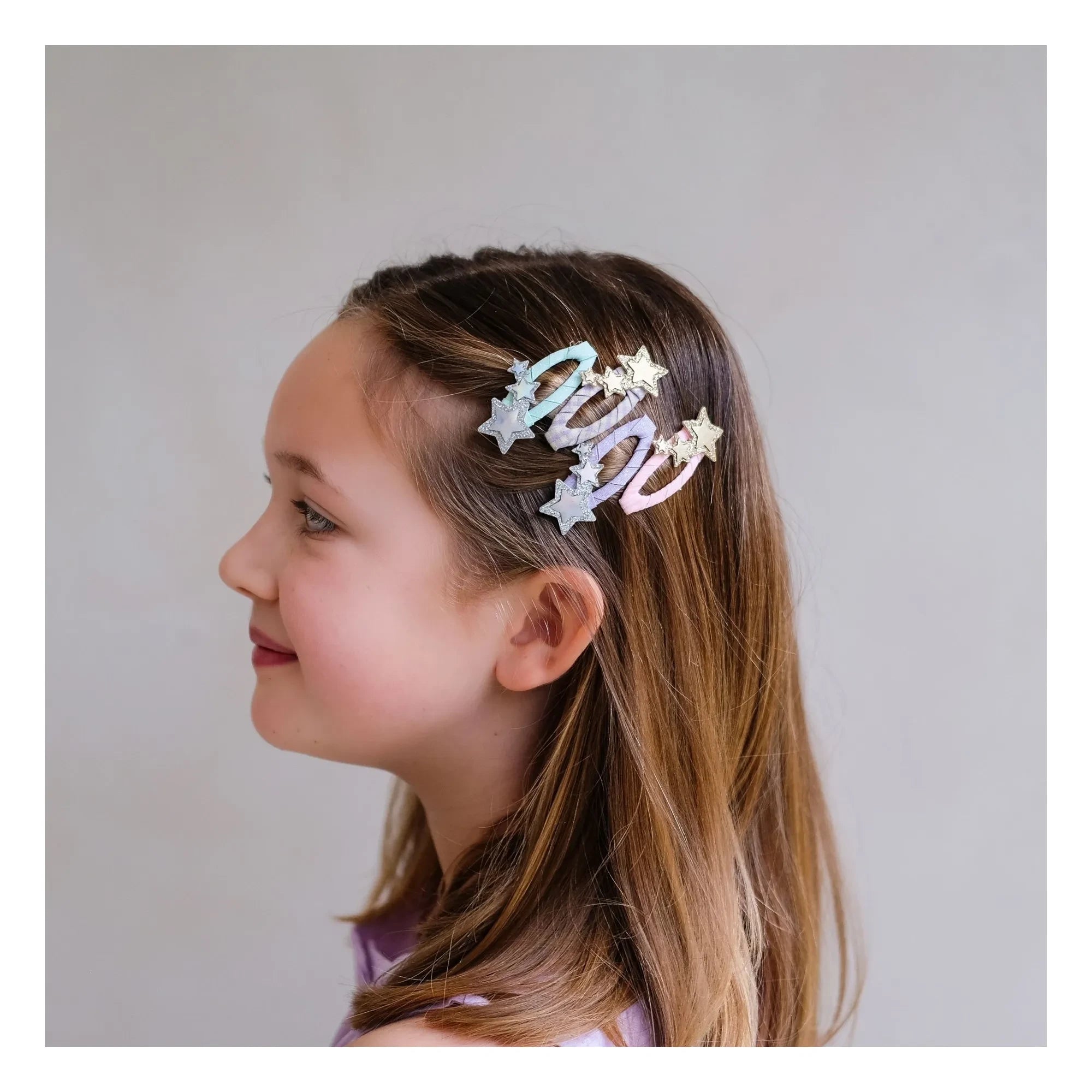 Mimi & Lula - 4er-Pack Etoile Filante Haarspangen-Set | Gold