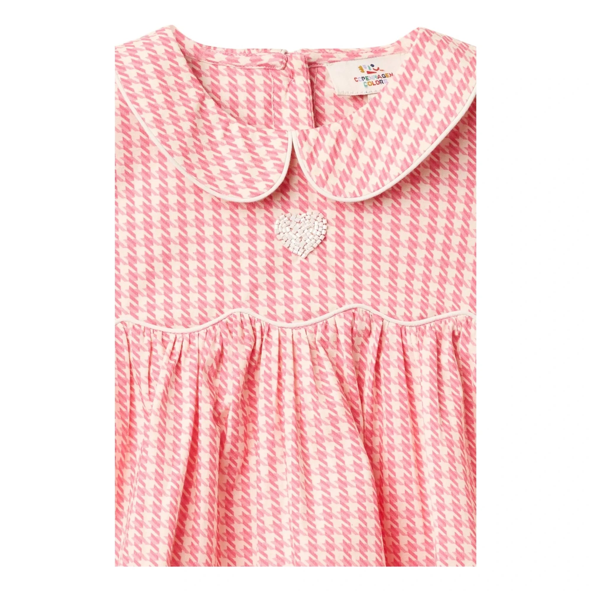 Copenhagen Colors - Gepunktete Bluse Bio-Baumwolle | Rosa