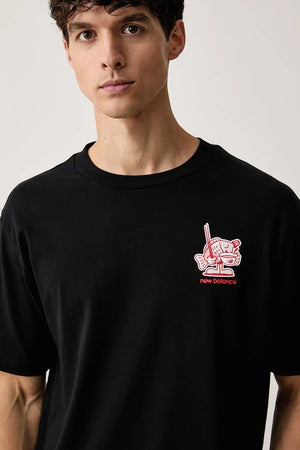 New Balance erkek pamuklu tişört Ramen