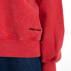 Bobo Choses – Hidden Monster Sweatshirt aus Bio-Baumwolle | Rot