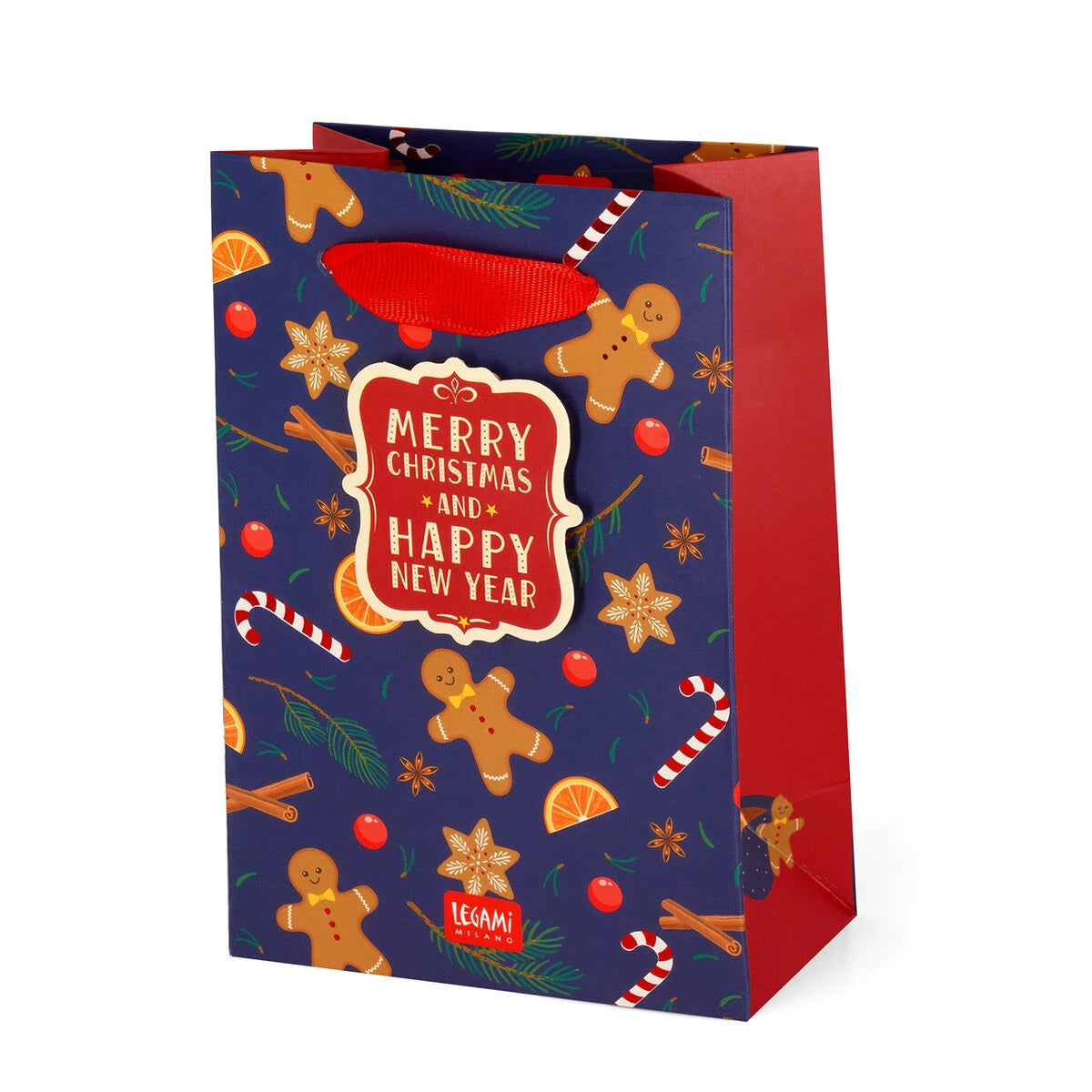 Legami - Gingerbread Noel Geschenk Tasche - Klein