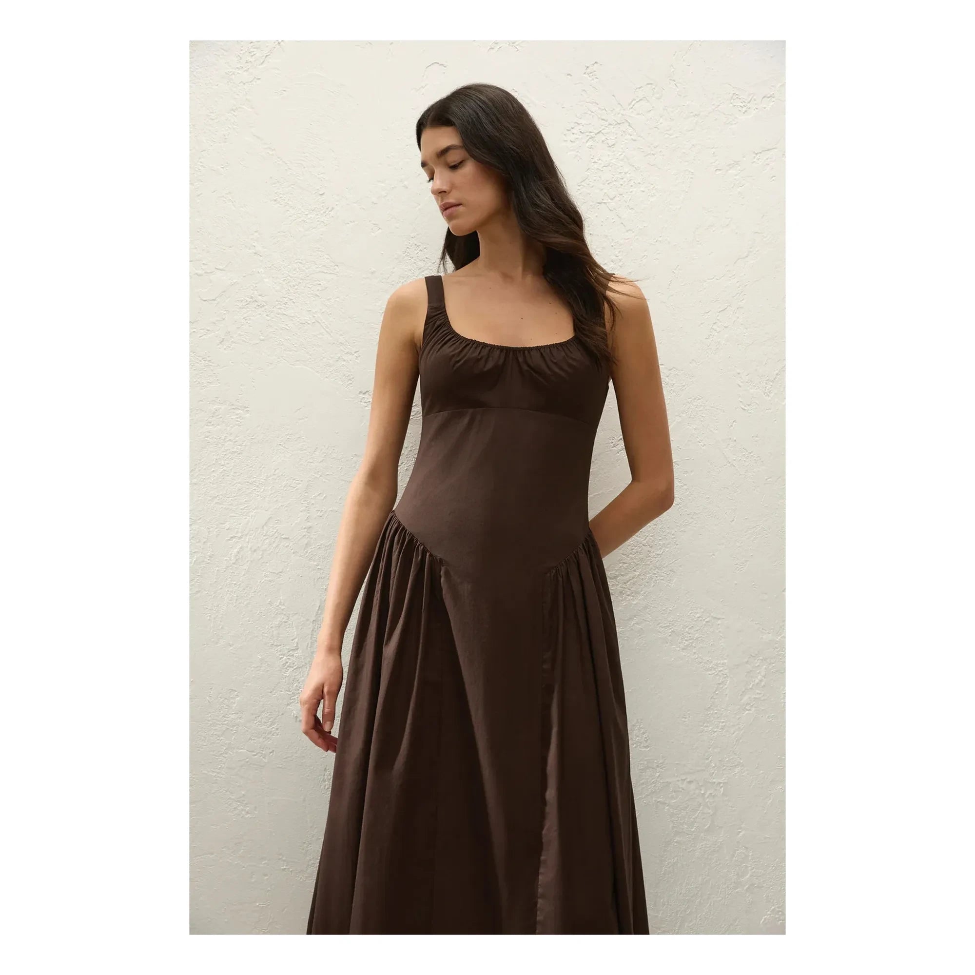 Faithfull the Brand - Marcella Baumwollkleid | Braun