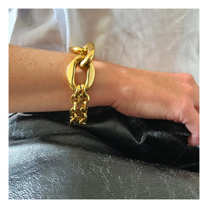 Perrine Taverniti - Edgar Doppelketten Armband | Gold
