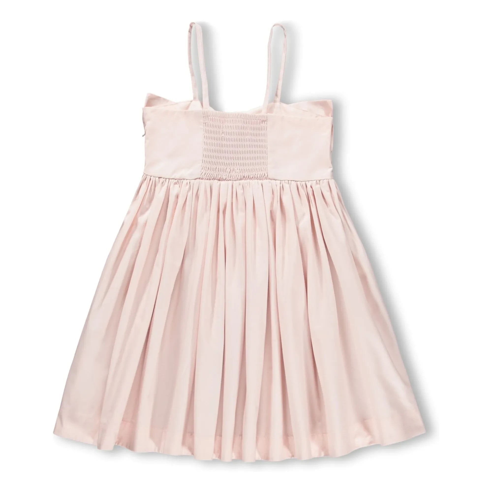 Molo - Caysi Kleid aus Bio-Baumwolle mit Schleife | Hellrosa