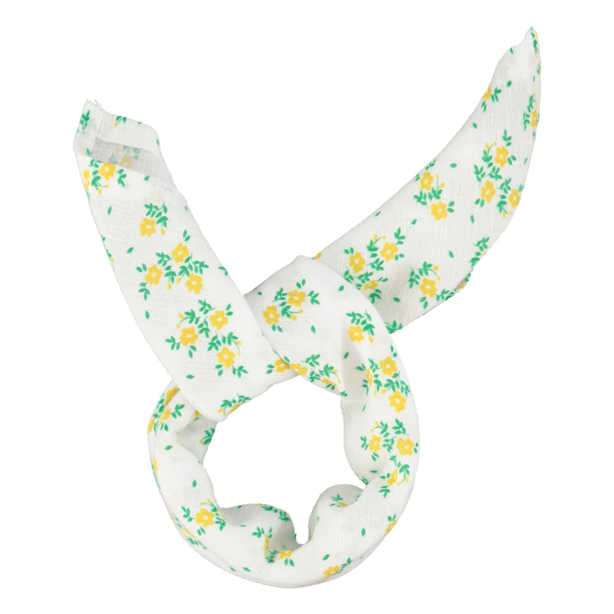 Piupiuchick - Bio-Baumwoll-Blumen-Bandana | Gelb