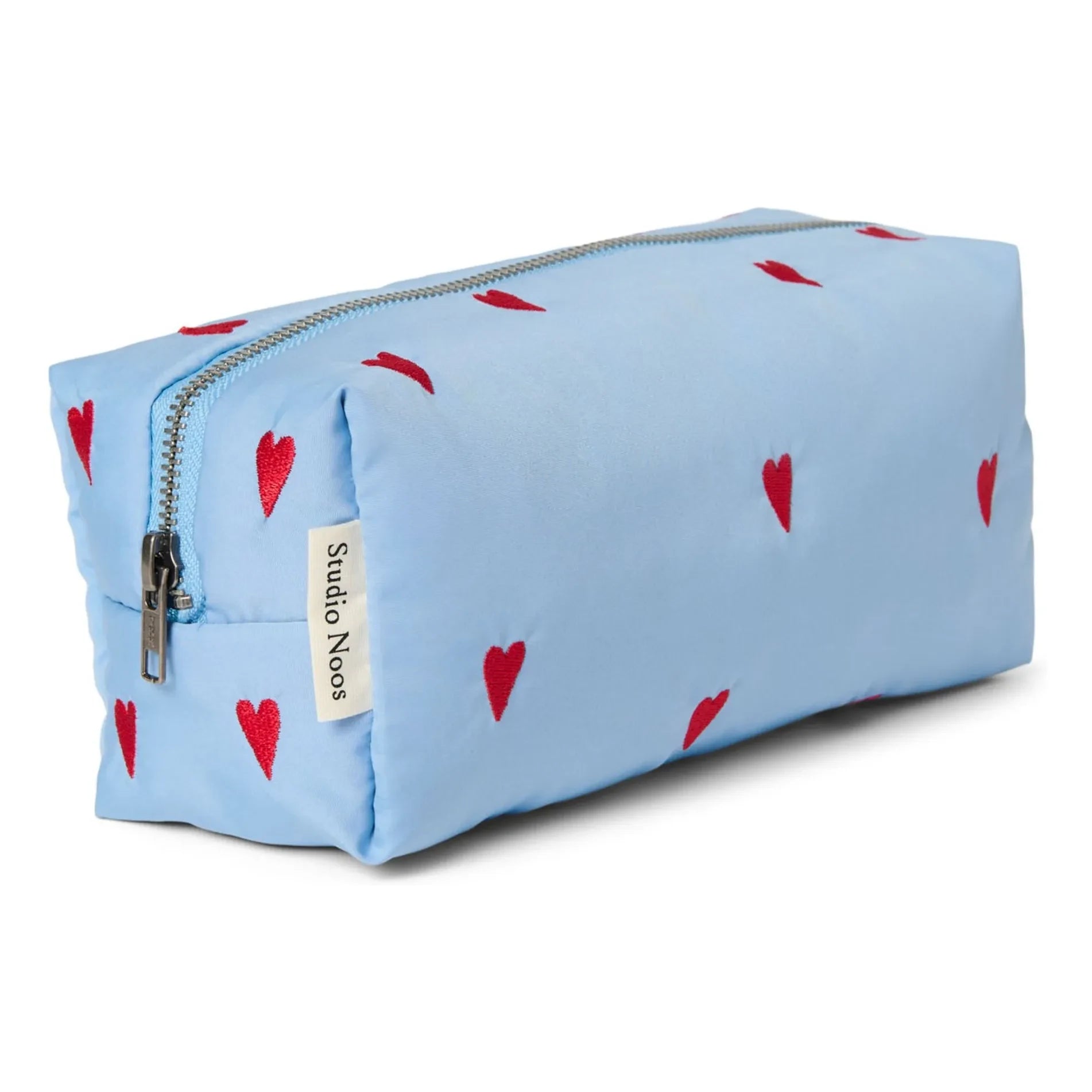 Studio Noos - Puffy Hearts Kosmetiktasche | Hellblau