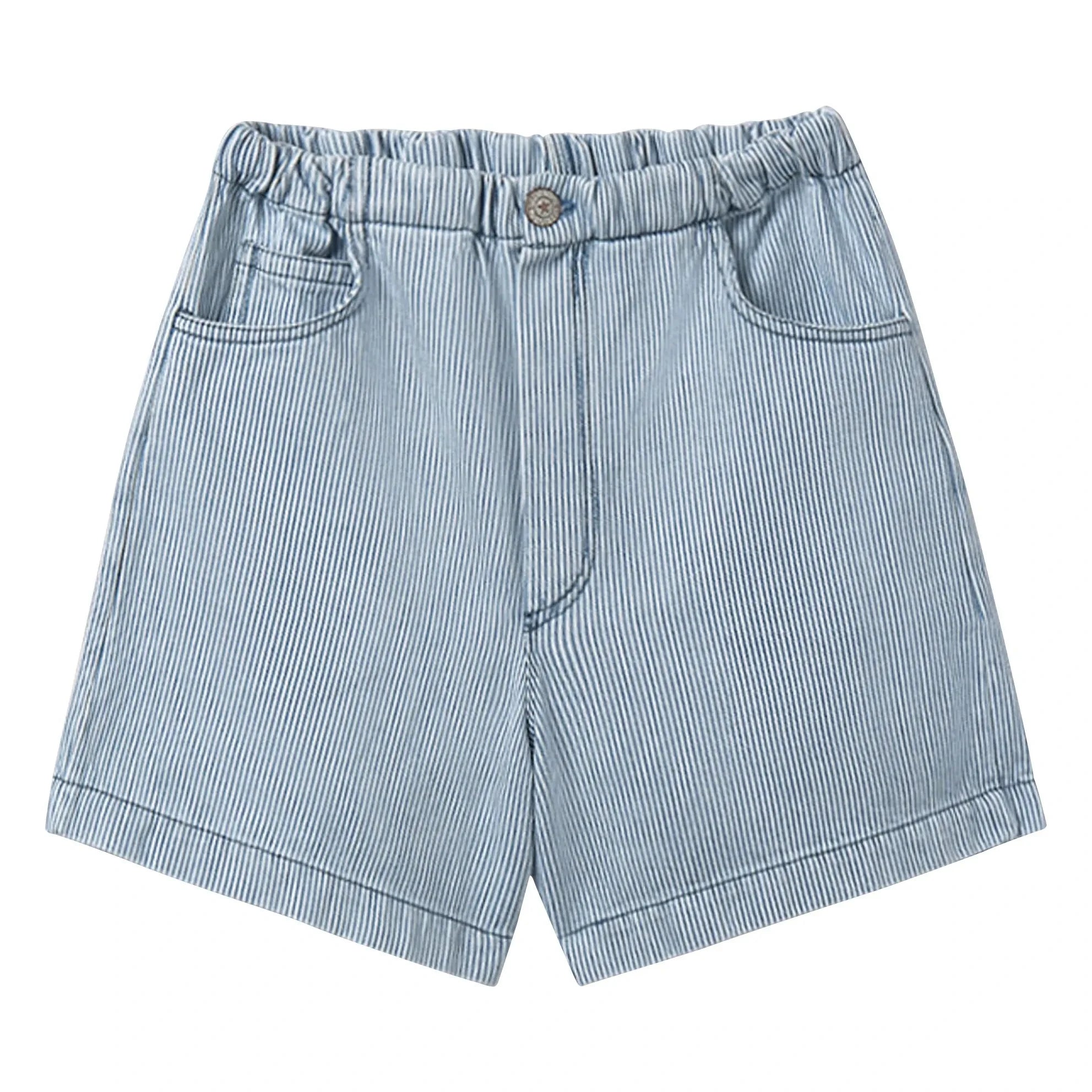 Cozmo – Bermudashorts mit Zedernstreifen | Hellblau