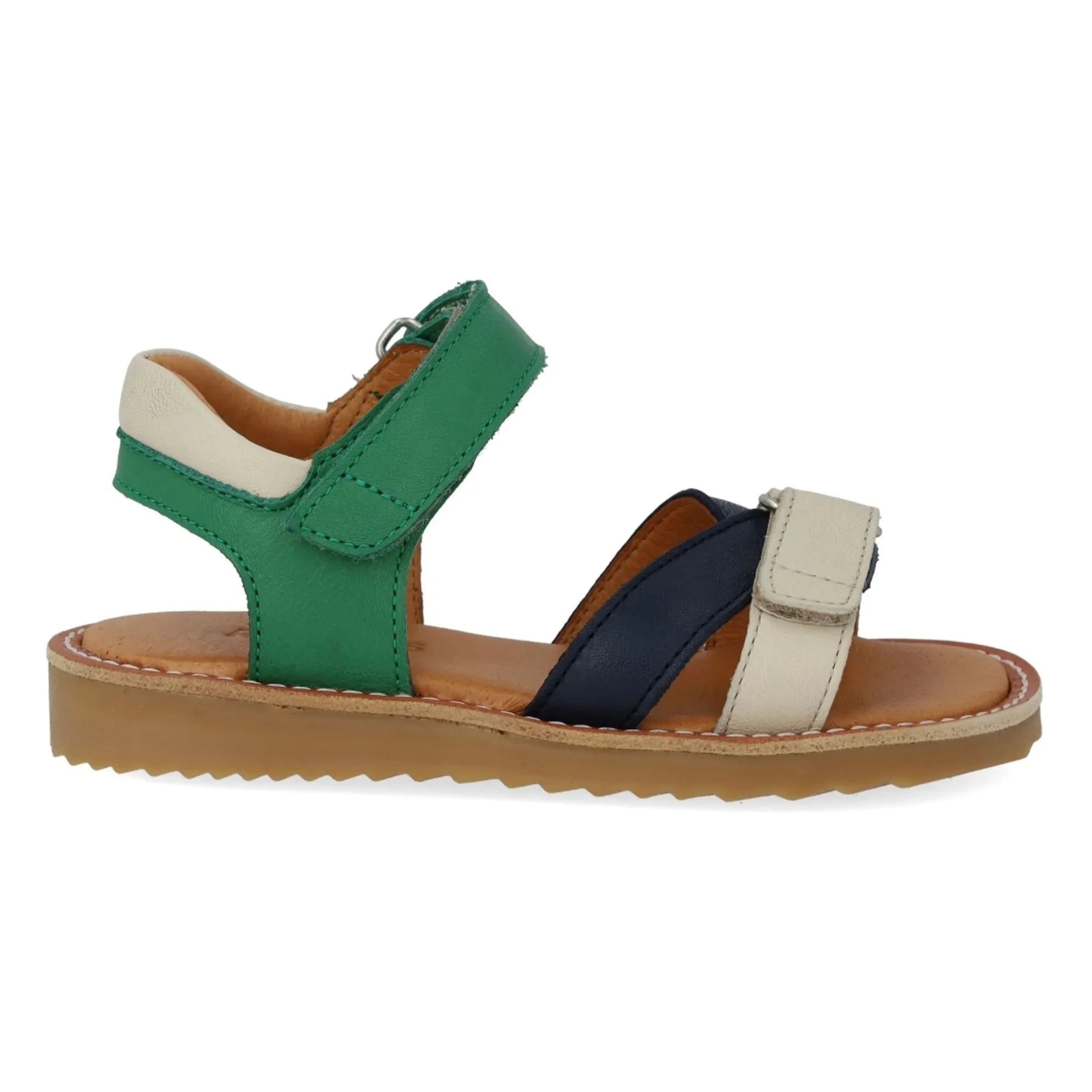 Angulus - Sandalen mit doppelten Riemen | Wiesengrün