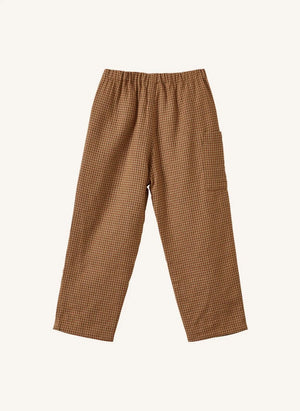 Karamell - Kastanienfarbene Linnenhose | Pas