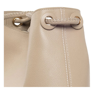 Elleme - Vosges Genarbtes Leder Tasche | Staubig Braun