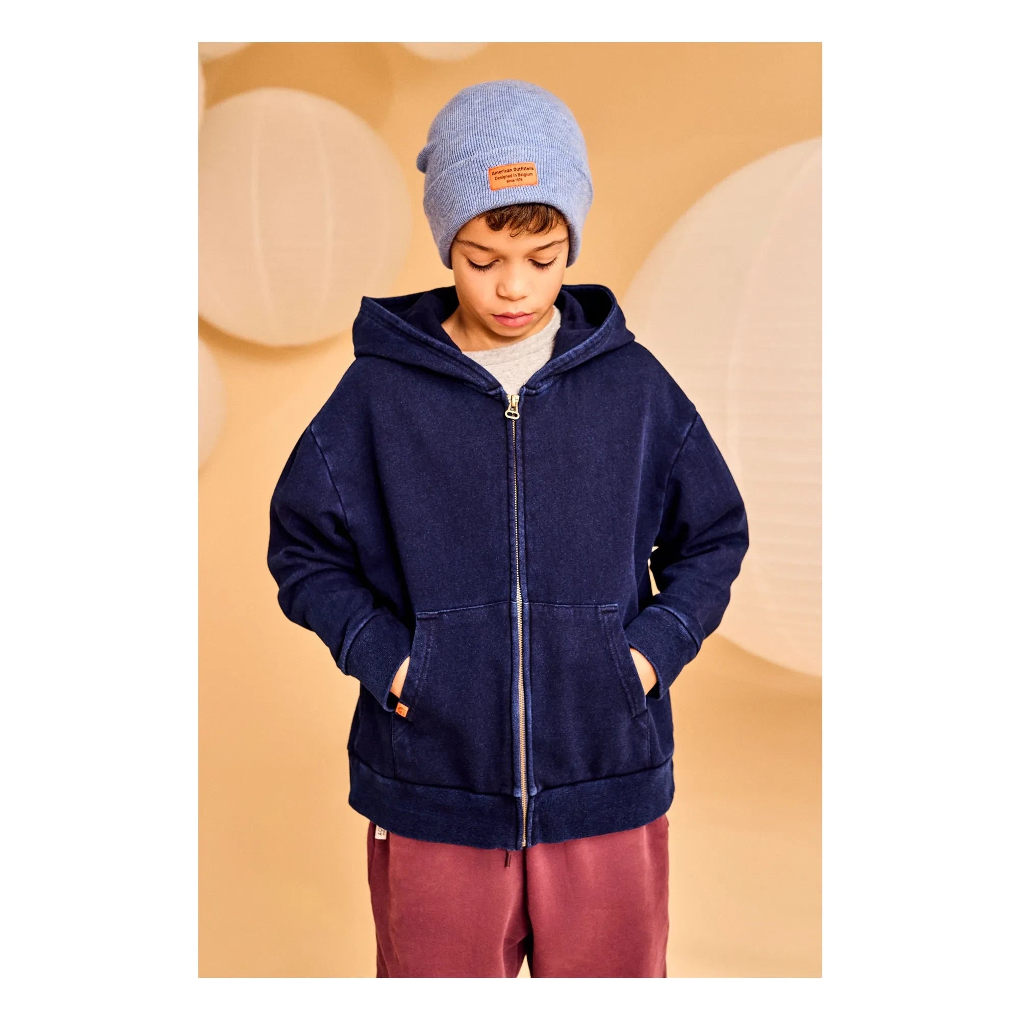 AO76 - Eldo Denim Bio-Baumwoll-Sweatshirt | Marine