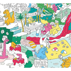 Omy - Dinos XXL Ausmalposter