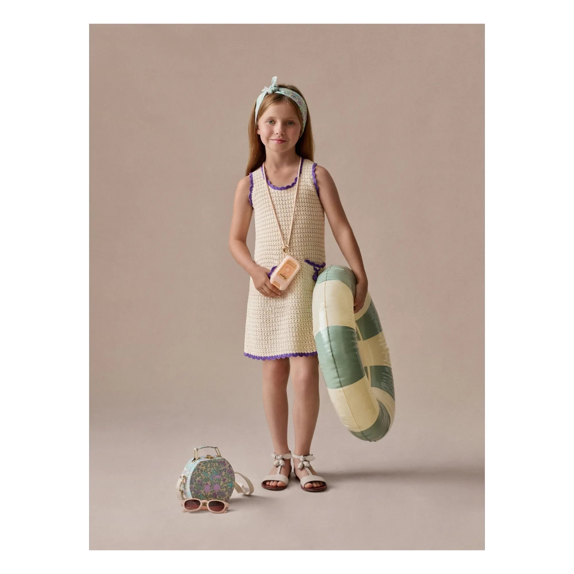 Bonpoint - Lali Strickkleid | Ecru